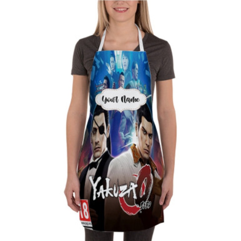 Pastele Yakuza 0 New Custom Personalized Name Kitchen Apron