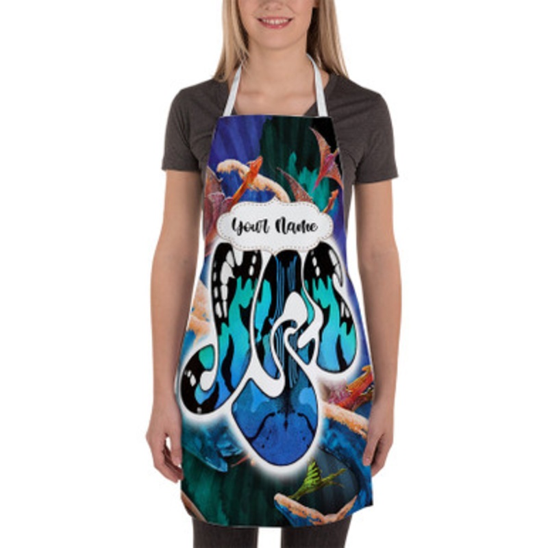 Pastele Yes Band Custom Personalized Name Kitchen Apron