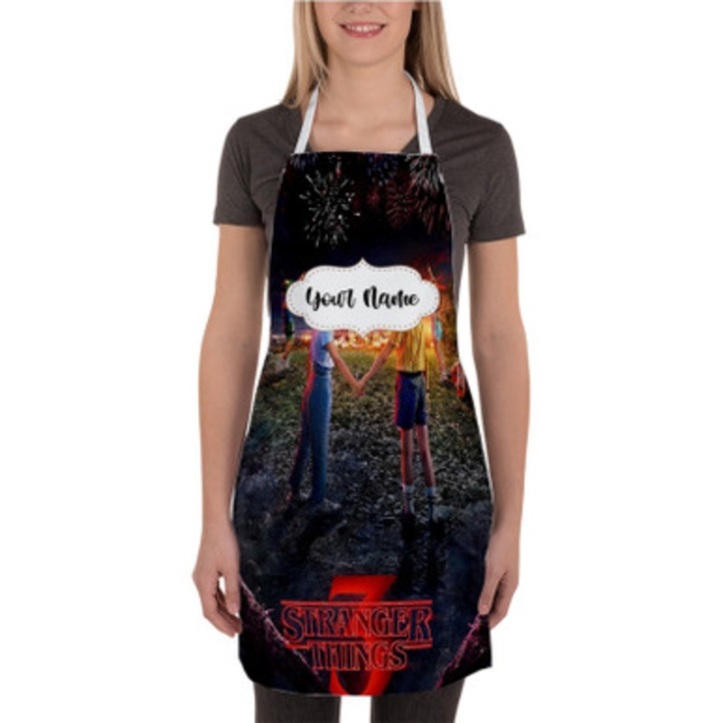 Pastele 204 Stranger 13 Things 3 Custom Personalized Name Kitchen Apron