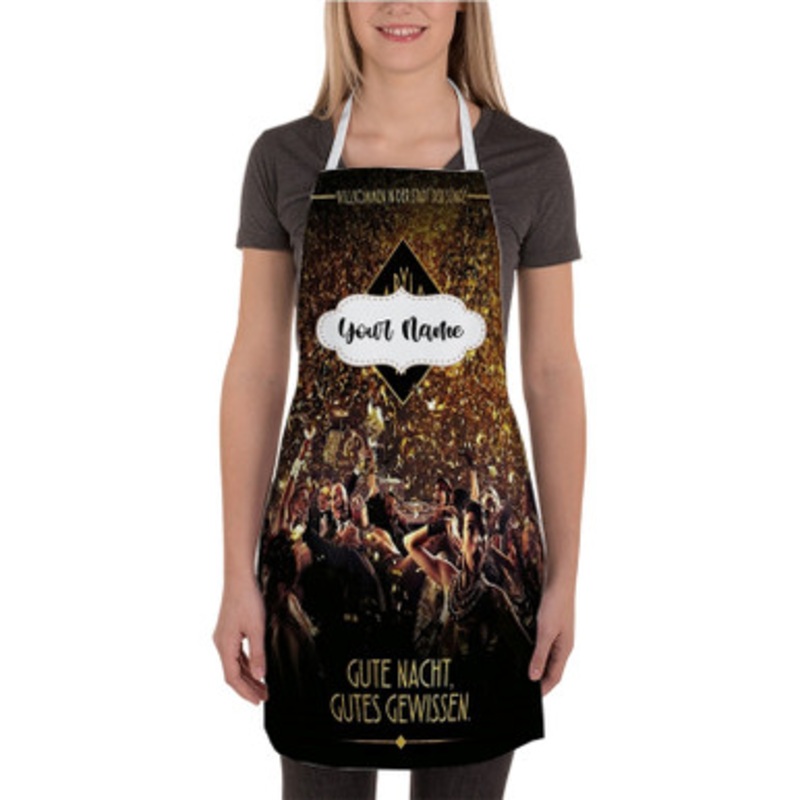 Pastele Babylon Berlin Custom Personalized Name Kitchen Apron