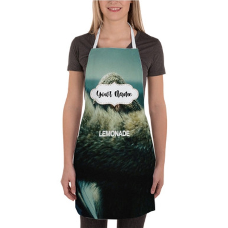 Pastele Beyonce Lemonade Custom Personalized Name Kitchen Apron
