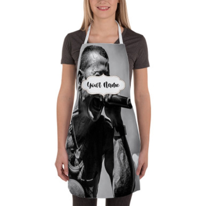 Pastele Chester Bennington Custom Personalized Name Kitchen Apron