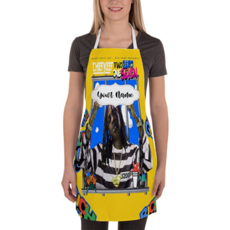 Pastele Chief Keef s Two Zero One Seven Custom Personalized Name Kitchen Apron