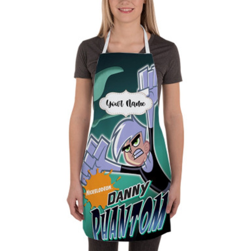 Pastele Danny Phantom Custom Personalized Name Kitchen Apron