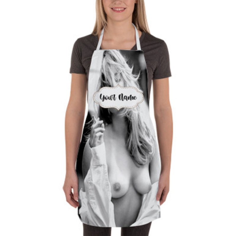 Pastele Doutzen Kroes Custom Personalized Name Kitchen Apron