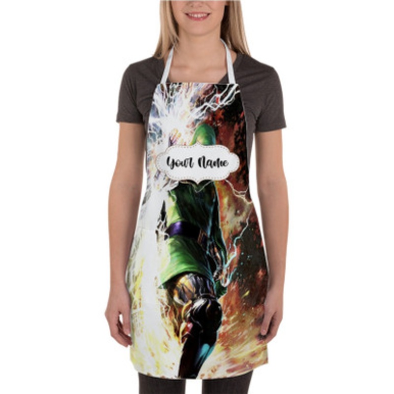 Pastele Dr Doom Marvel Custom Personalized Name Kitchen Apron