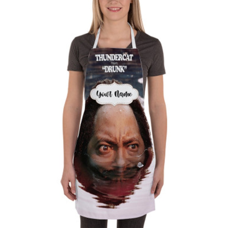 Pastele Drunk Thundercat Custom Personalized Name Kitchen Apron