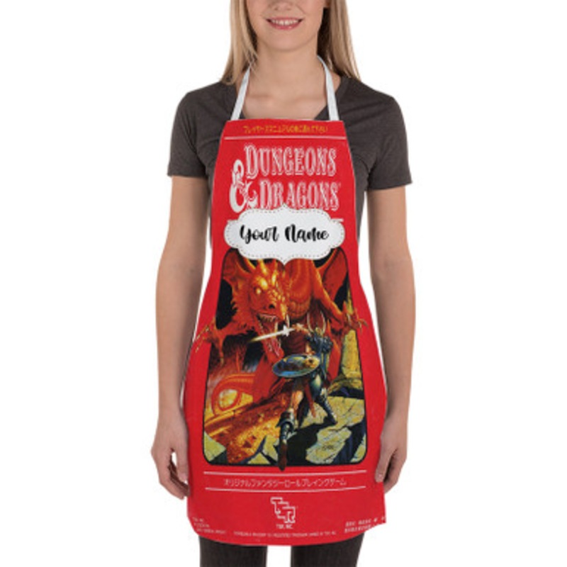 Pastele Dungeons and Dragons Custom Personalized Name Kitchen Apron