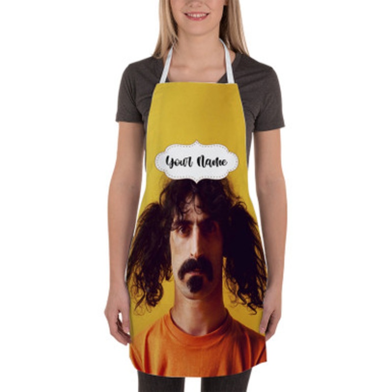 Pastele Frank Zappa Custom Personalized Name Kitchen Apron