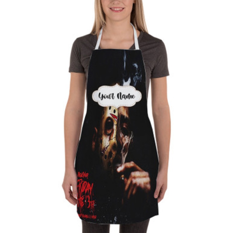 Pastele Friday The 13th Desiigner Custom Personalized Name Kitchen Apron