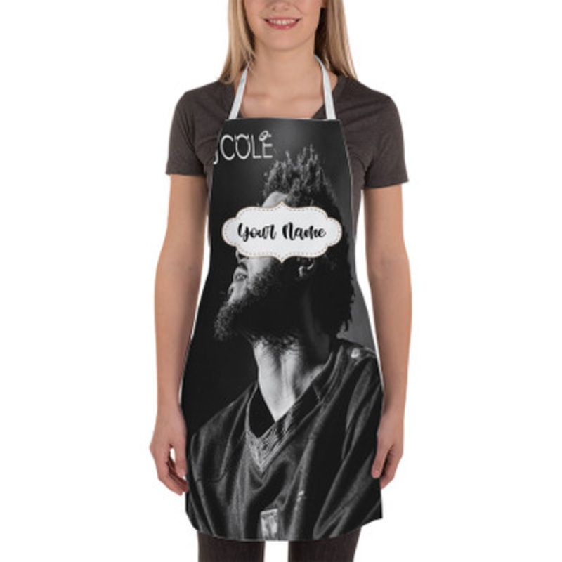 Pastele J Cole Art Custom Personalized Name Kitchen Apron