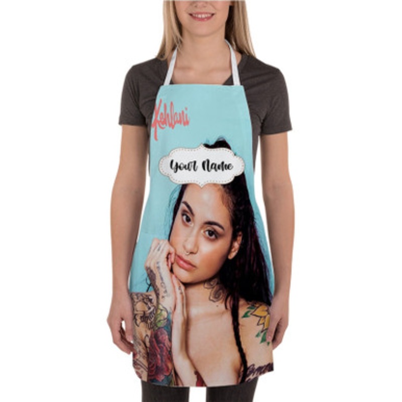 Pastele Kehlani Tsunami Mob Pink Custom Personalized Name Kitchen Apron