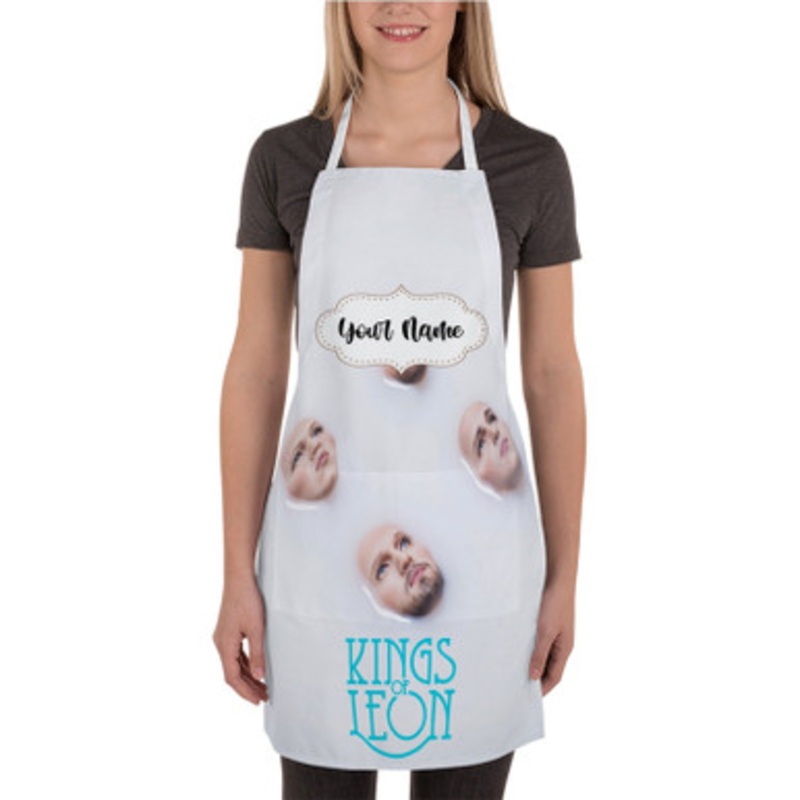 Pastele Kings of Leon Walls Custom Personalized Name Kitchen Apron