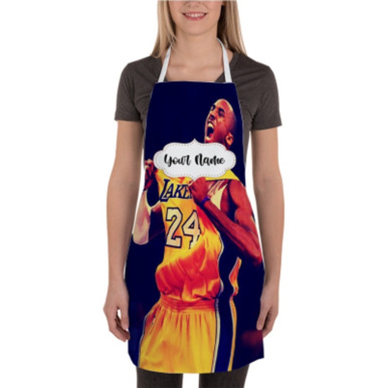 Pastele Kobe Bryant Custom Personalized Name Kitchen Apron