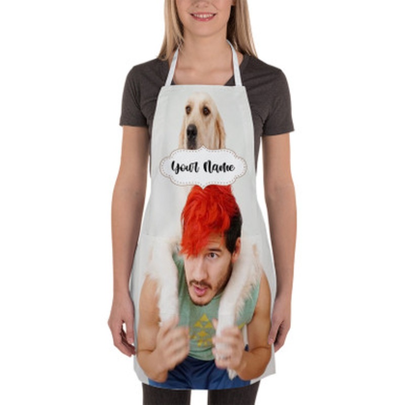 Pastele Markiplier Custom Personalized Name Kitchen Apron
