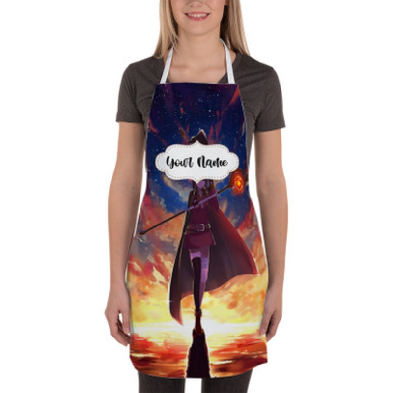 Pastele Megumin Konosuba Custom Personalized Name Kitchen Apron