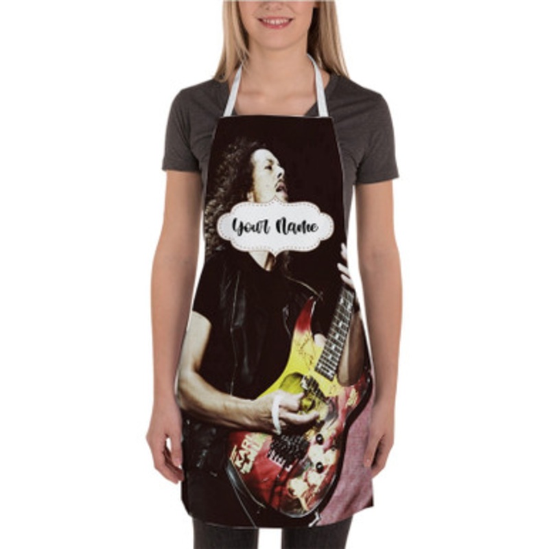 Pastele Metallica Kirk Hammett Custom Personalized Name Kitchen Apron