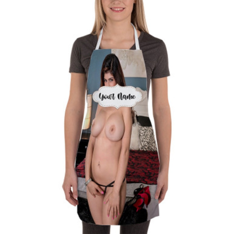 Pastele Mia Khalifa Custom Personalized Name Kitchen Apron