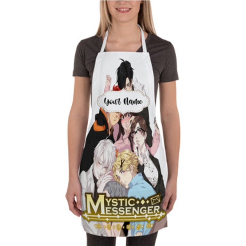 Pastele Mystic Messenger Custom Personalized Name Kitchen Apron