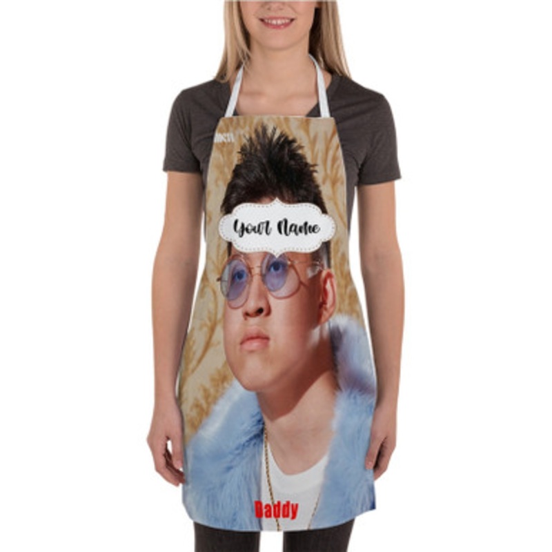 Pastele Rich Brian Amen Custom Personalized Name Kitchen Apron