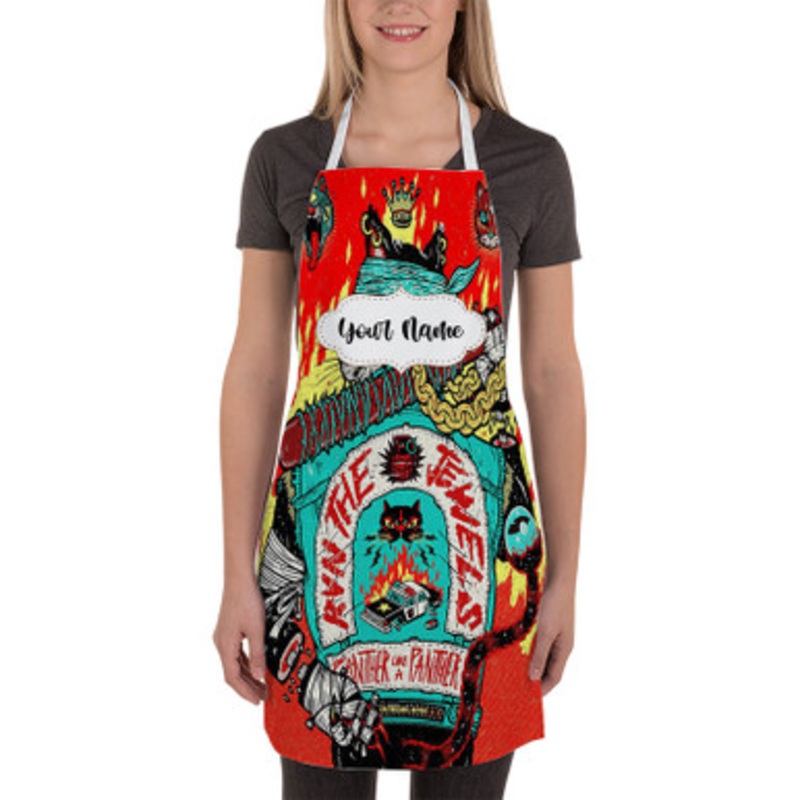 Pastele Run The Jewels Panther Like A Panther Custom Personalized Name Kitchen Apron