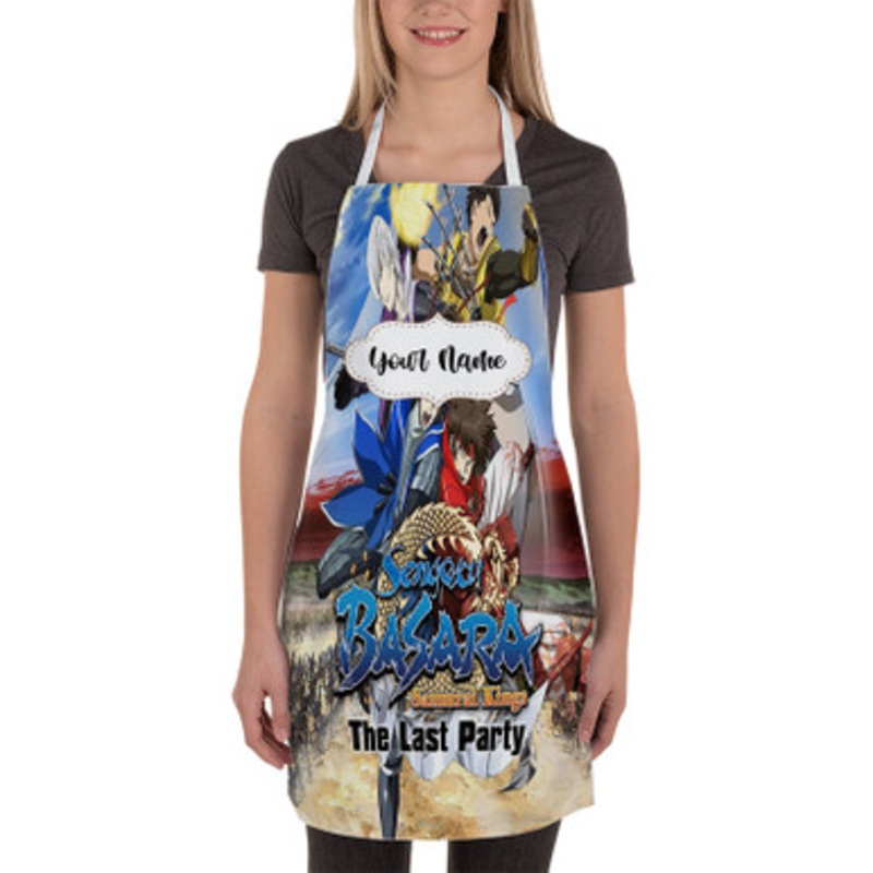 Pastele Sengoku Basara Samurai Kings The Last Party Custom Personalized Name Kitchen Apron