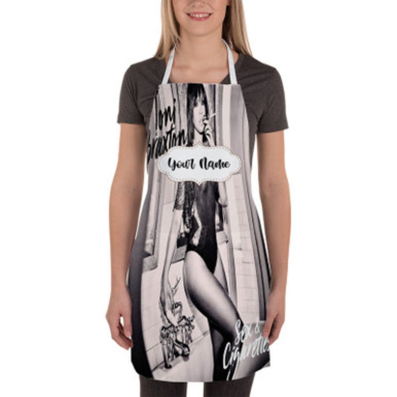 Pastele Sex Cigarettes Toni Braxton Custom Personalized Name Kitchen Apron
