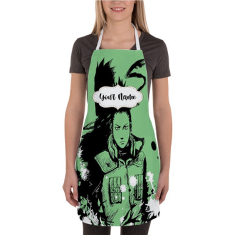 Pastele Shikamaru Nara Naruto Custom Personalized Name Kitchen Apron