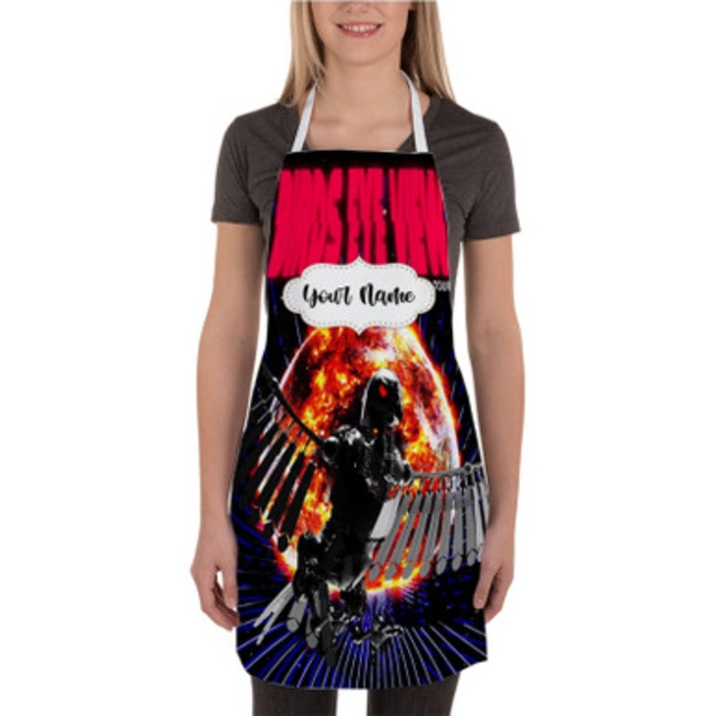 Pastele Travis Scott Birds Eye View Tour Custom Personalized Name Kitchen Apron