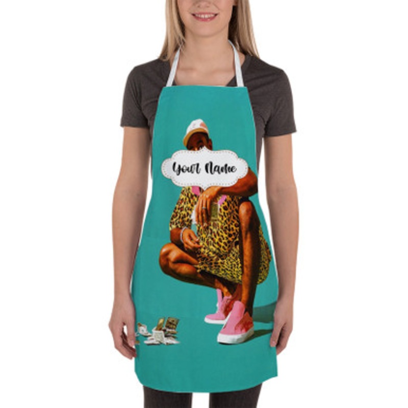 Pastele Tyler the Creator Poster Wall Decor Custom Personalized Name Kitchen Apron