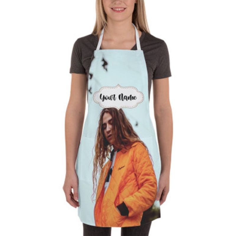 Pastele Yung Pinch Custom Personalized Name Kitchen Apron