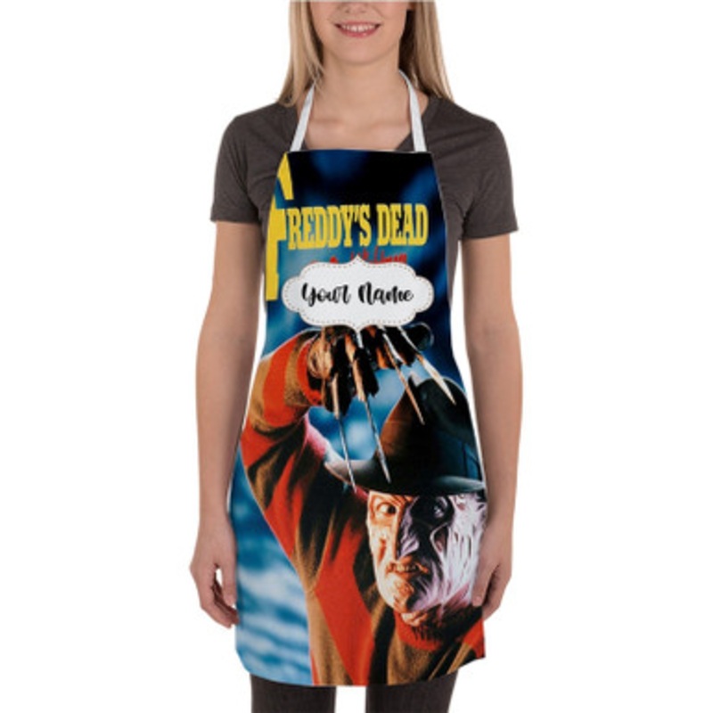 Pastele A Nightmare on Elm Street Freddy s Dead The Final Nightmare 2 Custom Personalized Name Kitchen Apron