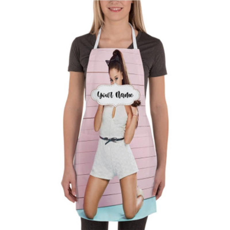 Pastele Ariana Grande New Custom Personalized Name Kitchen Apron