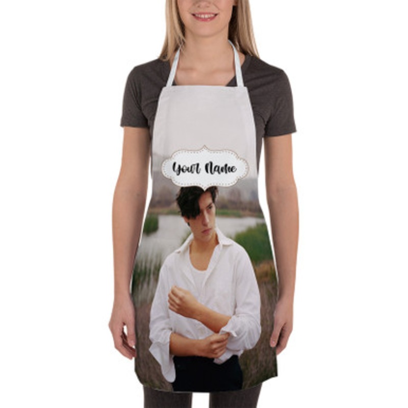 Pastele Cole Sprouse Art Custom Personalized Name Kitchen Apron