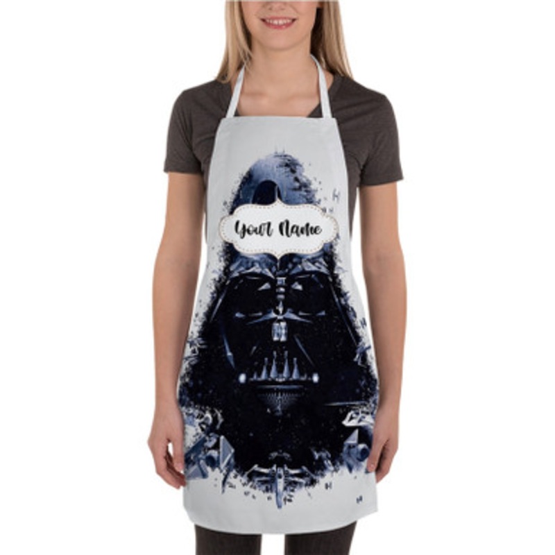 Pastele Darth Vader Star Wars Custom Personalized Name Kitchen Apron