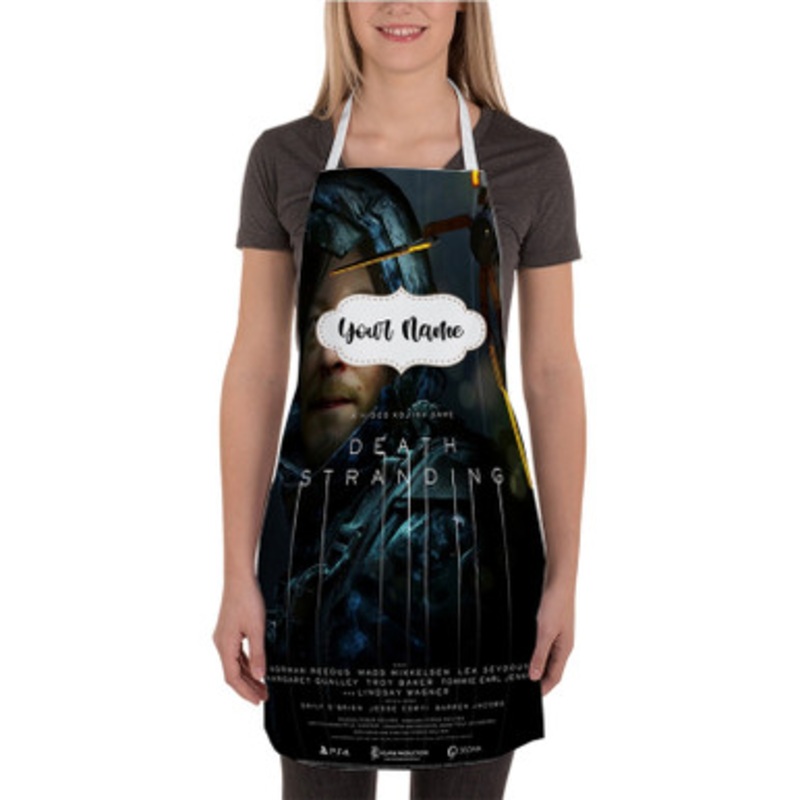 Pastele Death Stranding Custom Personalized Name Kitchen Apron