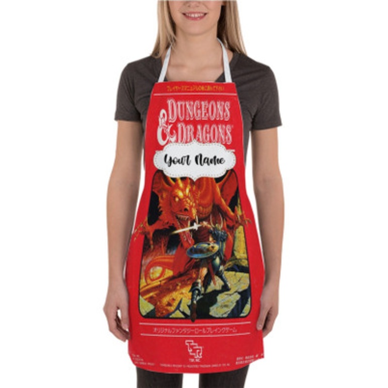 Pastele Dungeons and Dragons New Custom Personalized Name Kitchen Apron