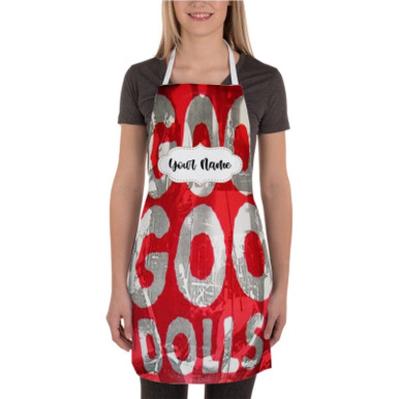 Pastele Goo Goo Dolls 2 Custom Personalized Name Kitchen Apron