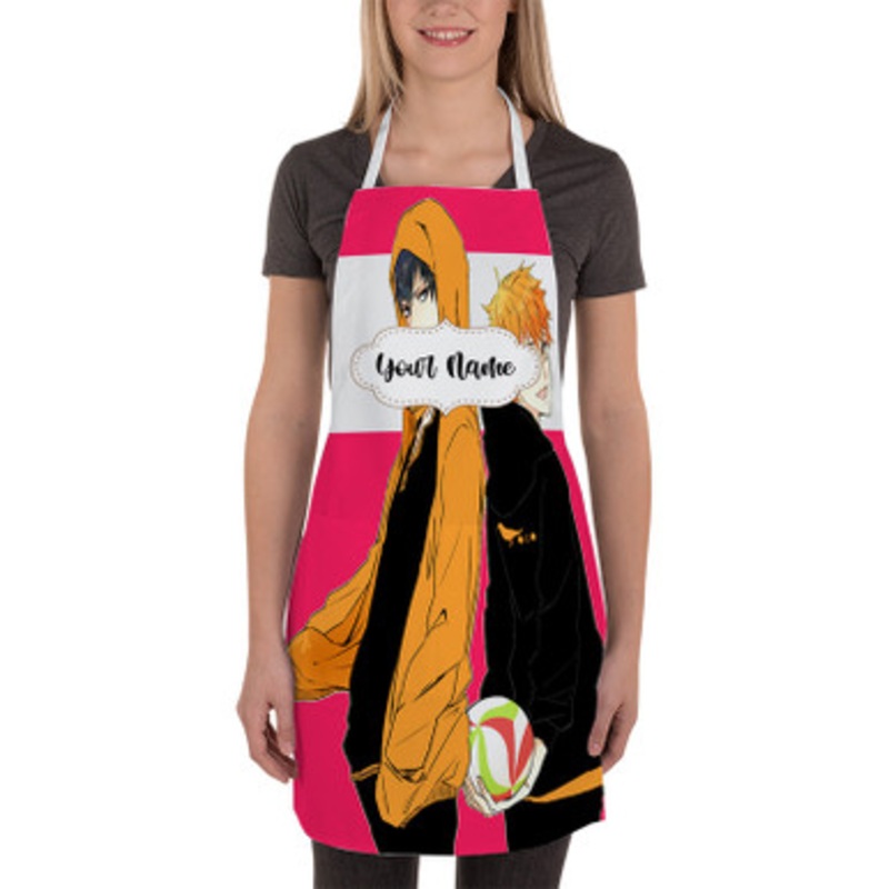 Pastele Haikyuu Custom Personalized Name Kitchen Apron