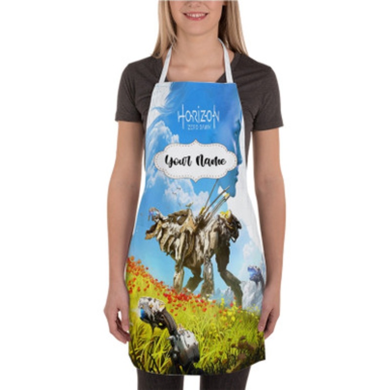 Pastele Horizon Zero Dawn New Custom Personalized Name Kitchen Apron