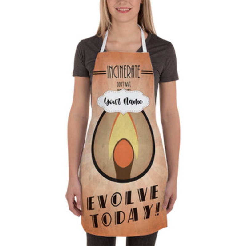 Pastele Incinerate Bioshock Custom Personalized Name Kitchen Apron