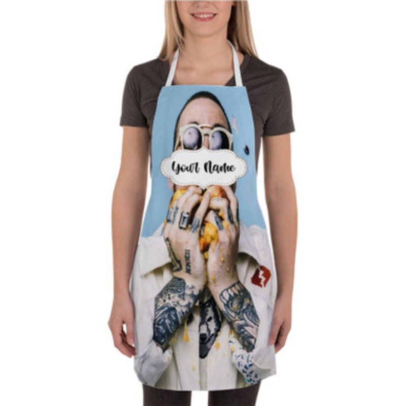 Pastele Mac Miller Custom Personalized Name Kitchen Apron