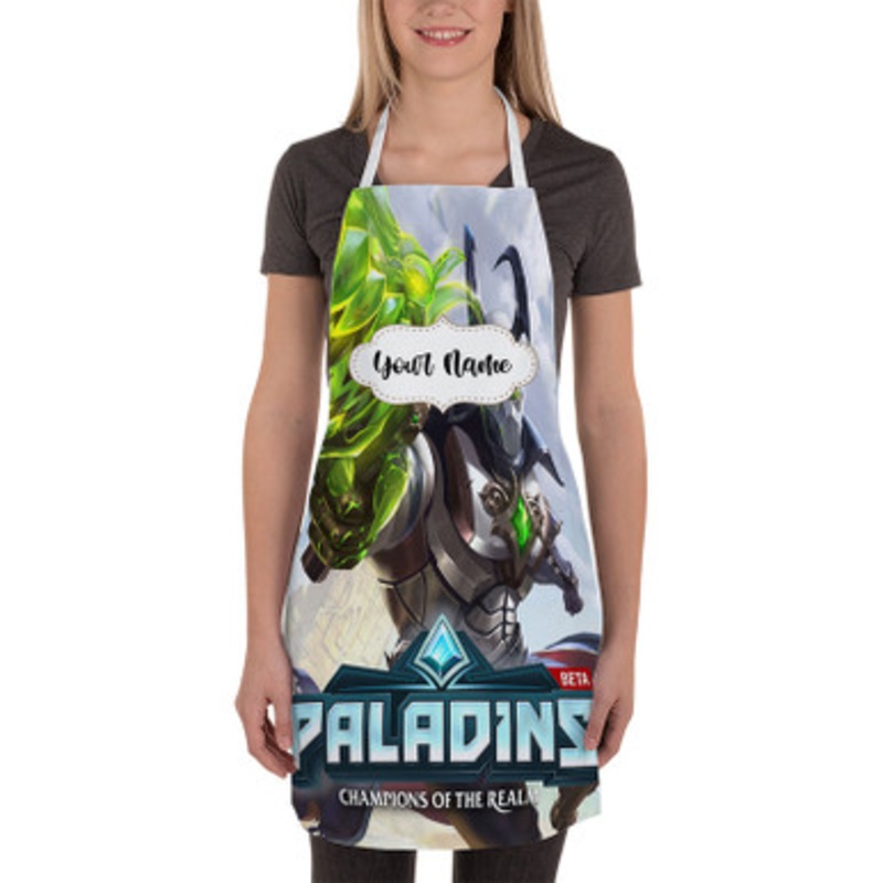 Pastele Paladins Game Custom Personalized Name Kitchen Apron