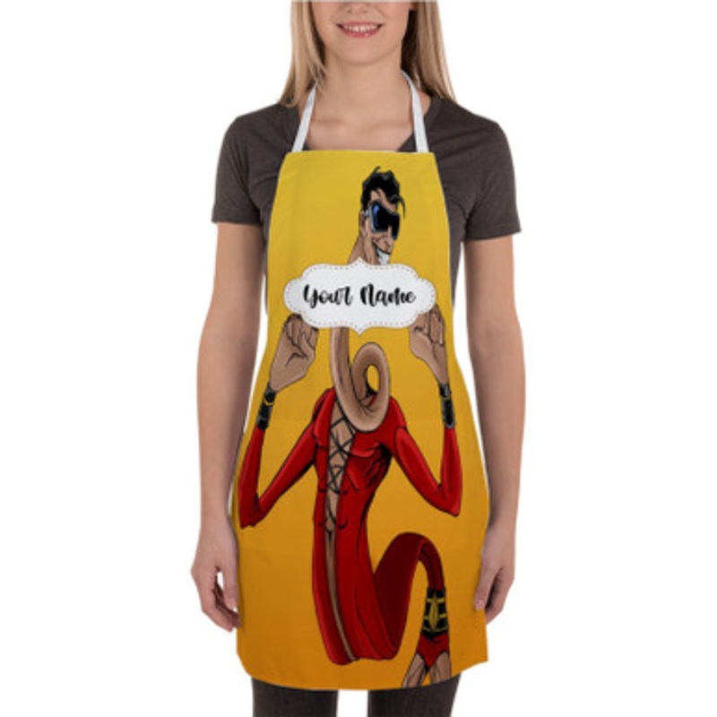 Pastele Plastic Man DC Comics Custom Personalized Name Kitchen Apron