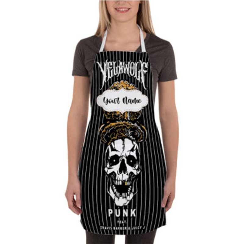 Pastele Punk Yelawolf Feat Juicy J Travis Barker New Custom Personalized Name Kitchen Apron