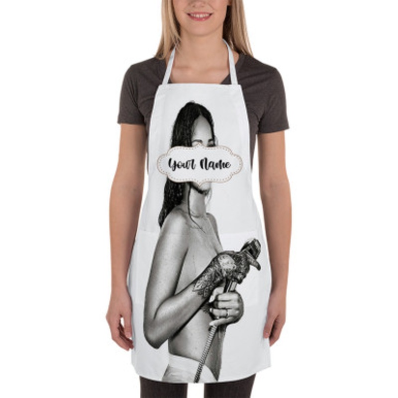 Pastele Rihanna Custom Personalized Name Kitchen Apron