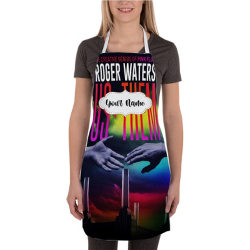 Pastele Roger Waters Us Them Art Custom Personalized Name Kitchen Apron