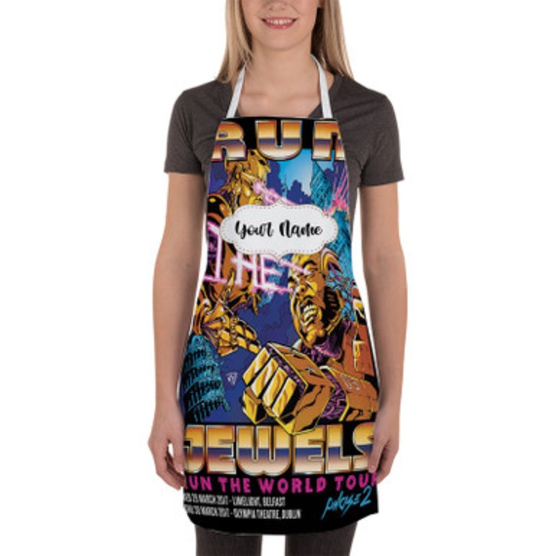 Pastele Run The Jewels Custom Personalized Name Kitchen Apron