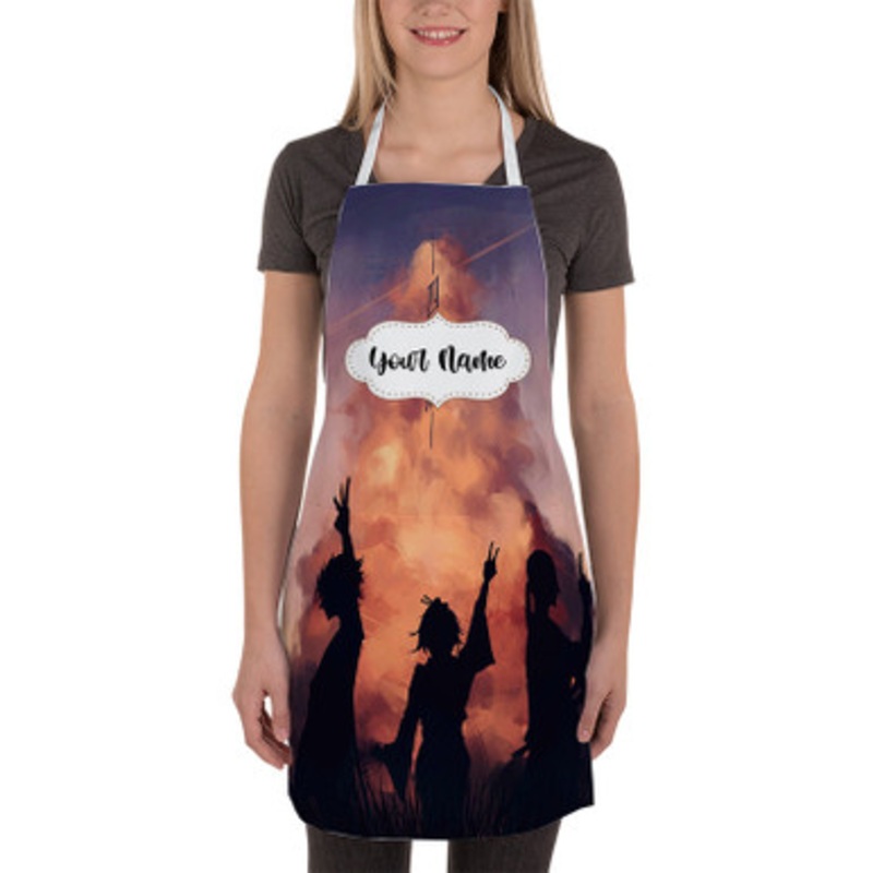 Pastele Samurai Champloo Custom Personalized Name Kitchen Apron