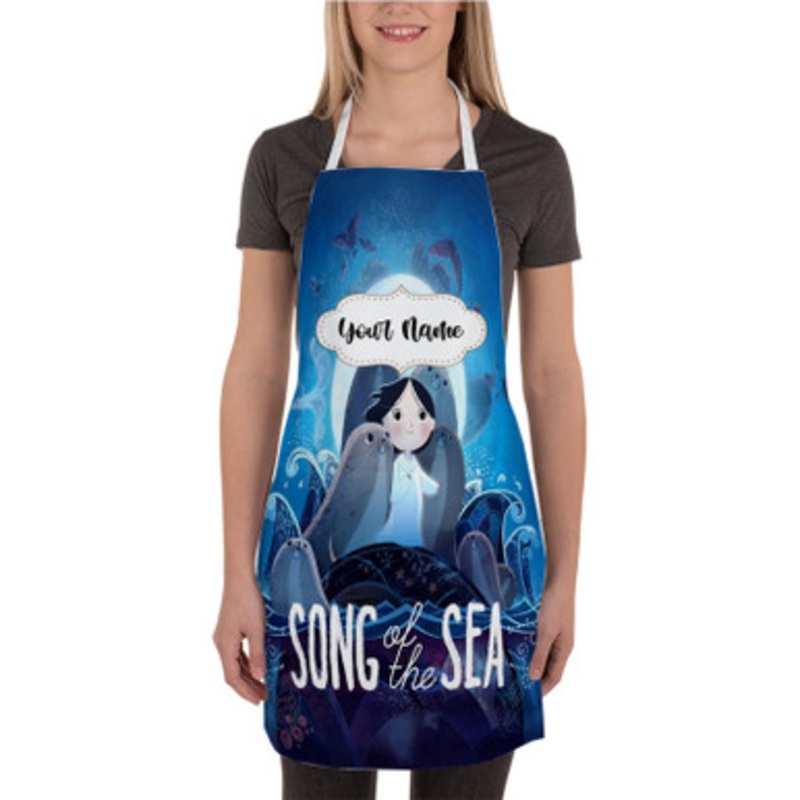 Pastele Song of the Sea Custom Personalized Name Kitchen Apron